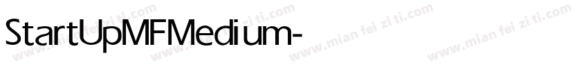 StartUpMF Medium字体转换